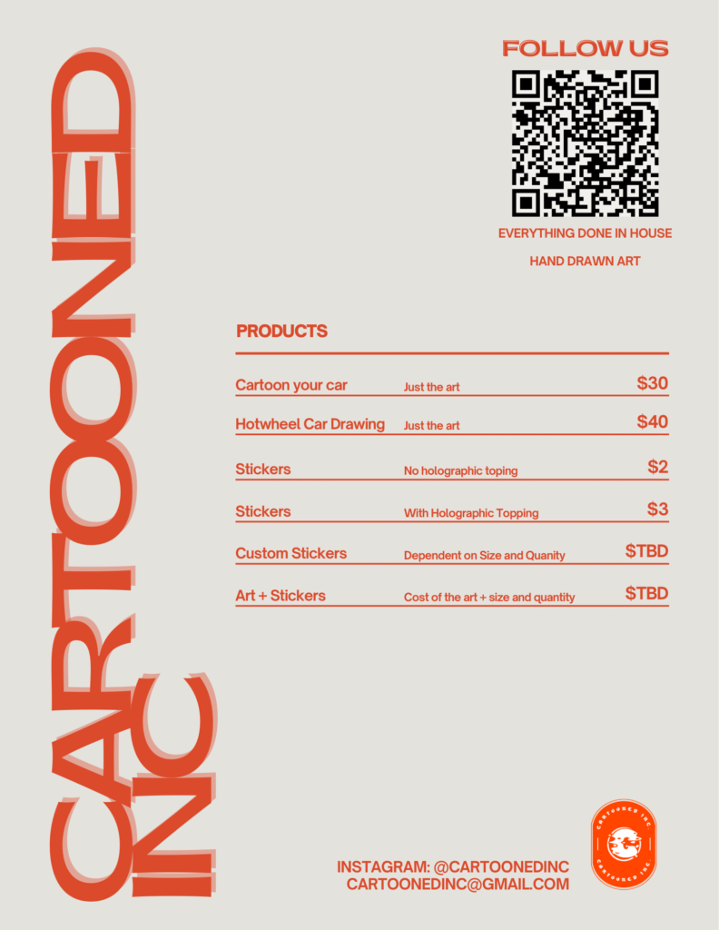 cartooned inc (8.5 x 11 in)